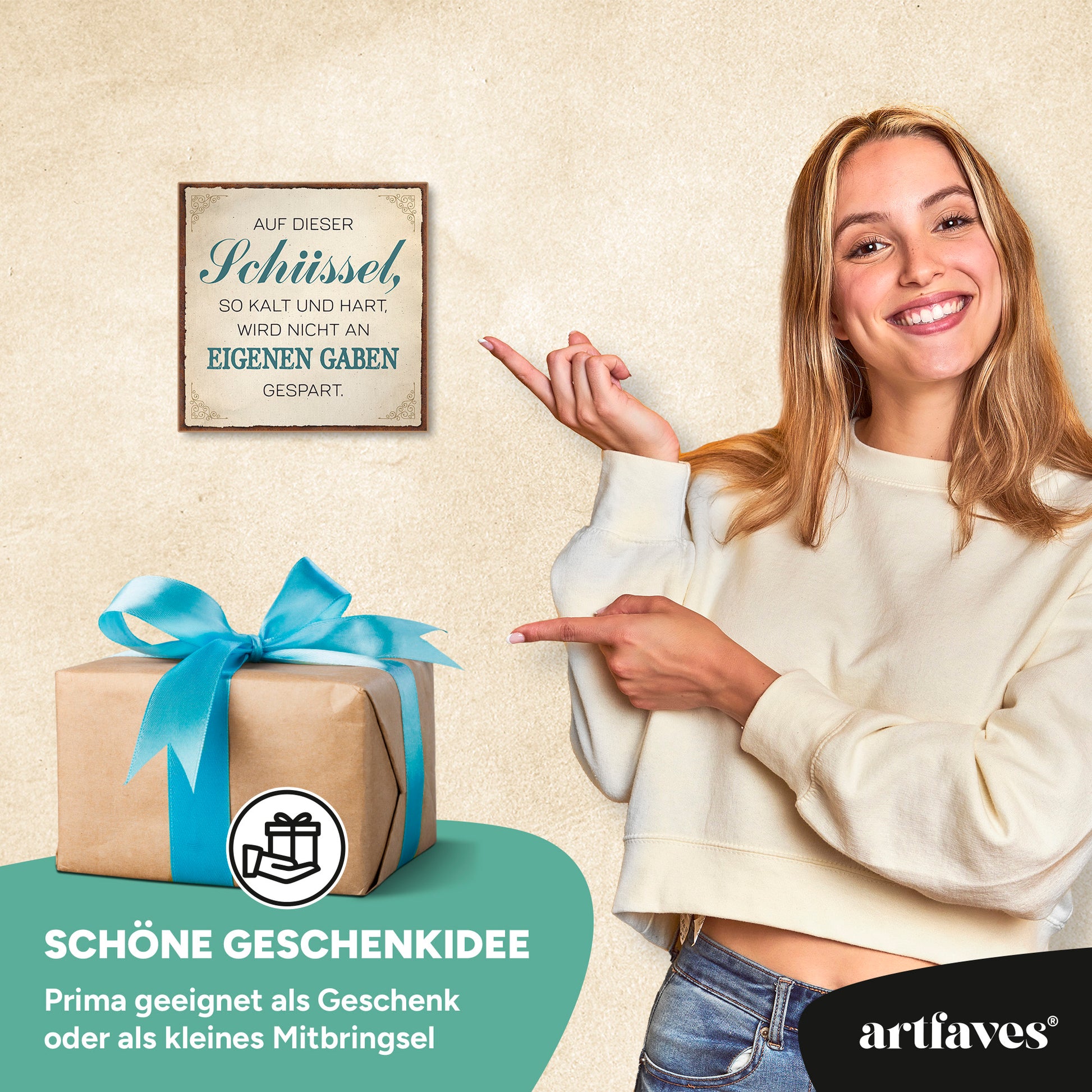 schild-mit-spruch-auf-dieser-schuessel