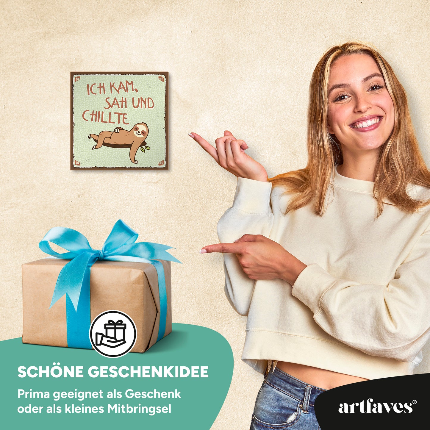 schild-mit-spruch-ich-kam-sah-und-chillte