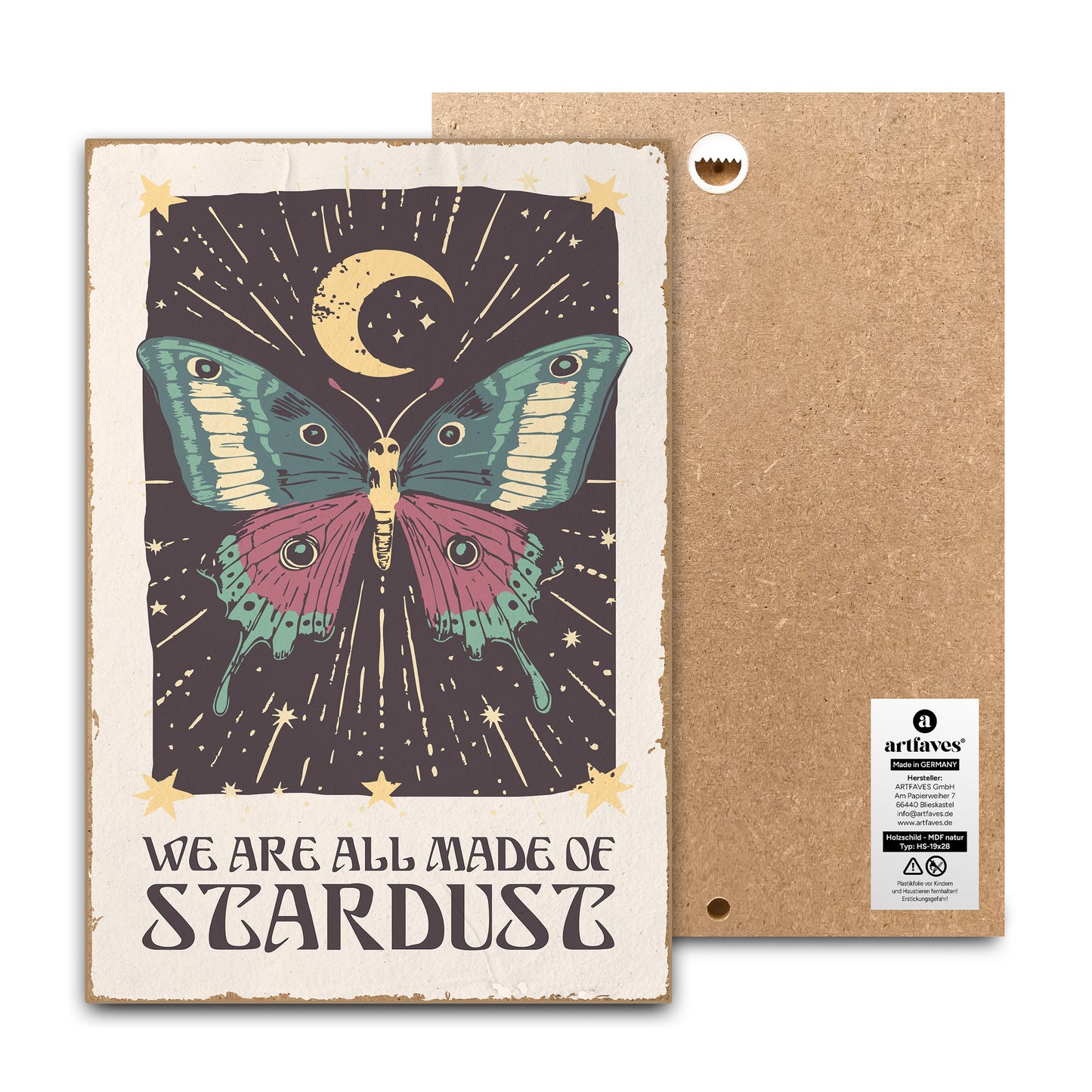 schild-mit-spruch-we-are-all-made-of-stardust