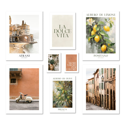 ARTFAVES® Poster Set - LA DOLCE VITA ITALY