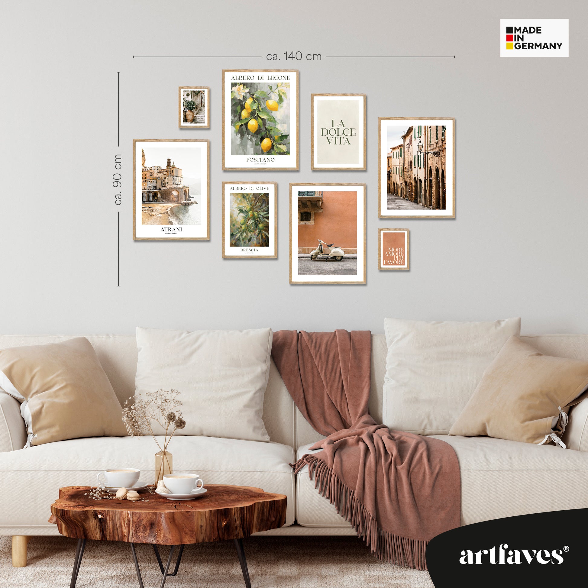 ARTFAVES® Poster Set - LA DOLCE VITA ITALY