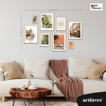 ARTFAVES® Poster Set - LA DOLCE VITA ITALY