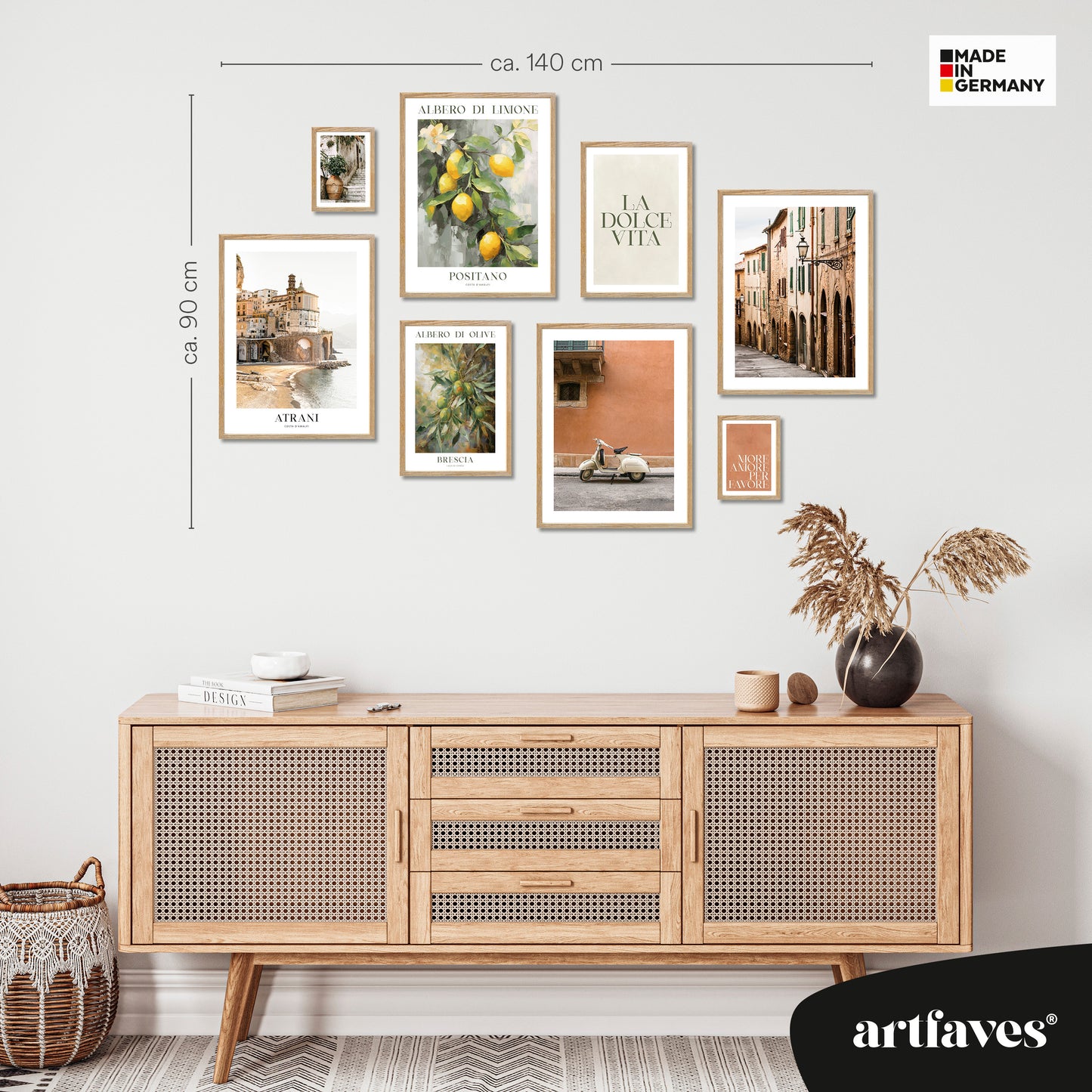 ARTFAVES® Poster Set - LA DOLCE VITA ITALY