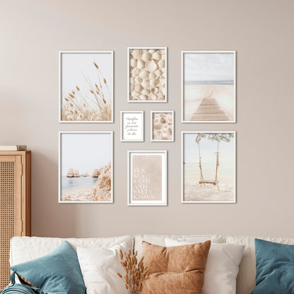 Poster Set Dreamy Beach I mehrteilige Bilderwand I Wandbilder Strand