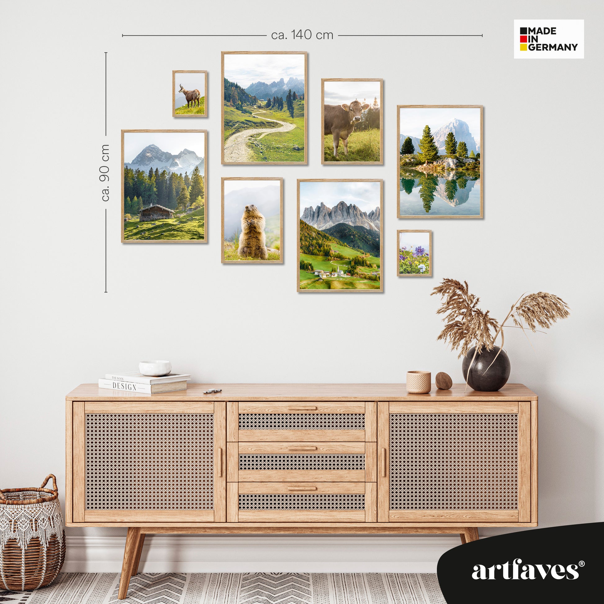ARTFAVES® Poster Set - In den Bergen