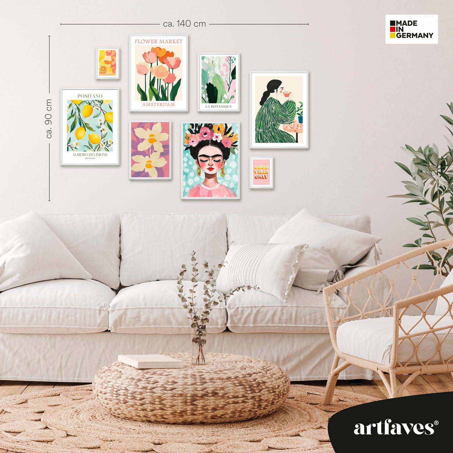 ARTFAVES® Poster Set - Abstract Art Galerie