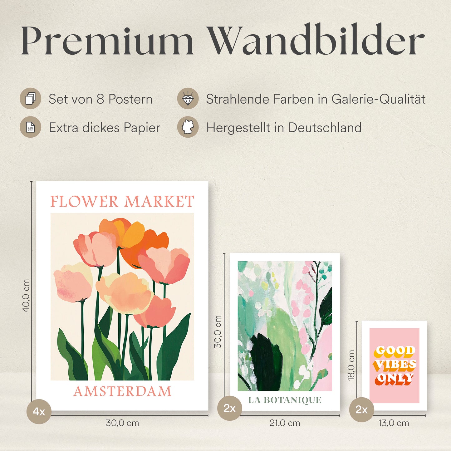 ARTFAVES® Poster Set - Abstract Art Galerie