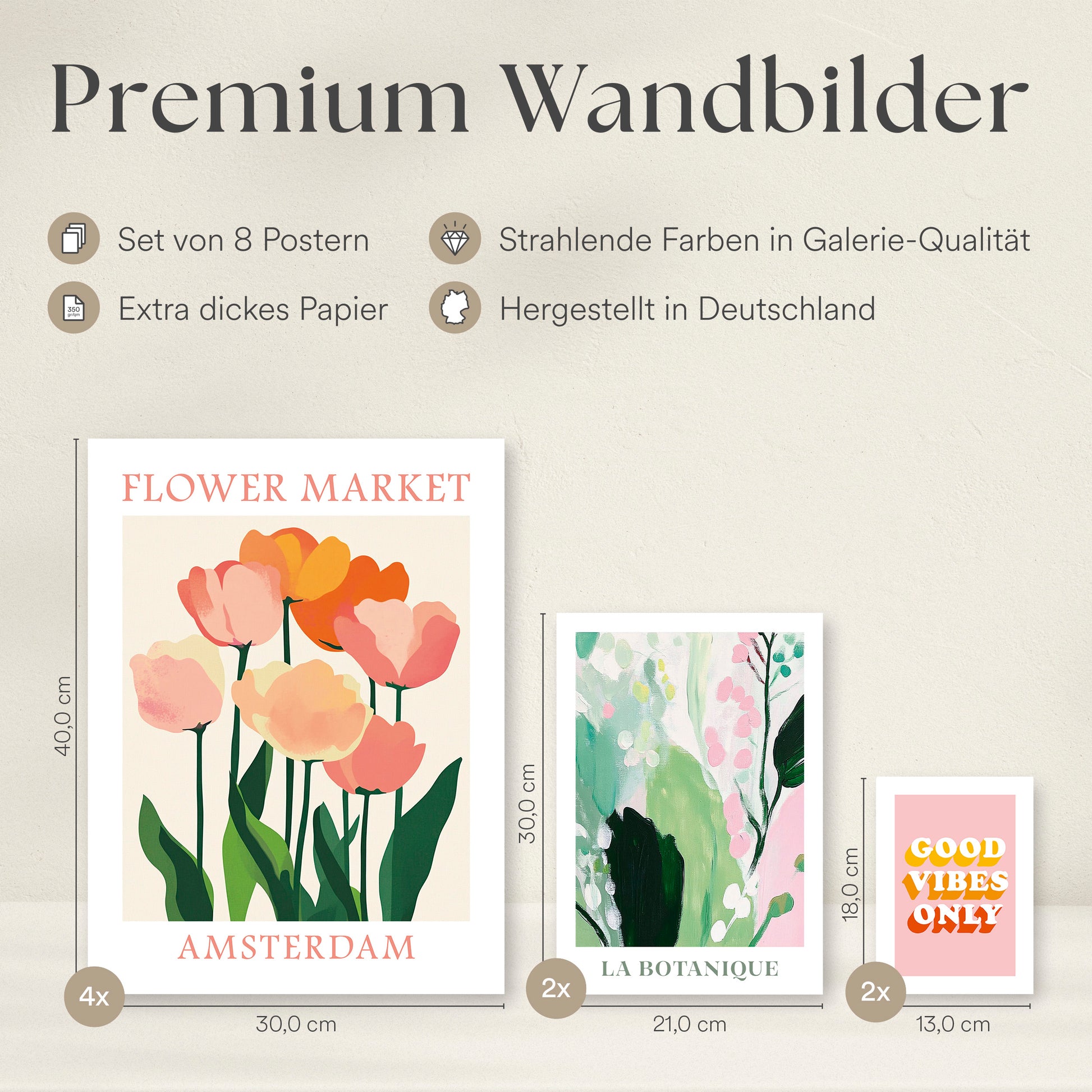 ARTFAVES® Poster Set - Abstract Art Galerie