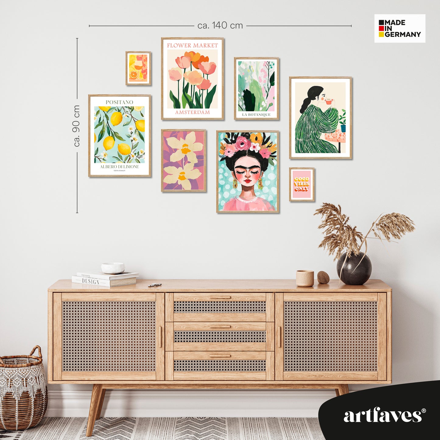 ARTFAVES® Poster Set - Abstract Art Galerie