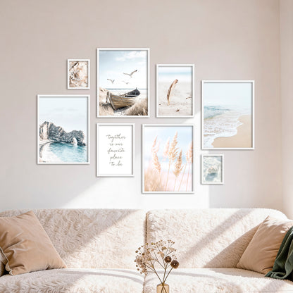Poster Set North Sea Magic I mehrteilige Bilderwand I Wandbilder Maritim