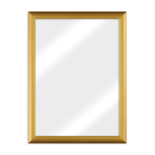 Picture frame aluminum gold
