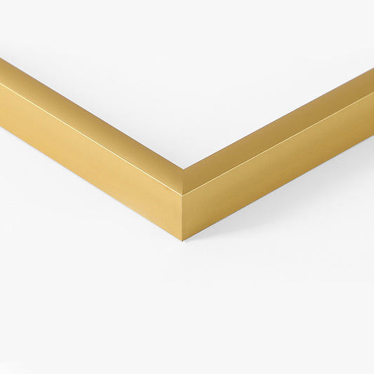 Picture frame aluminum gold