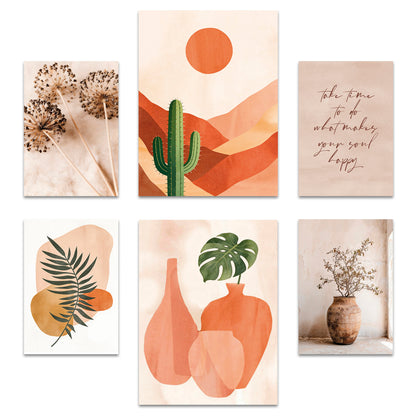 Poster Set Abstract Boho I mehrteilige Bilderwand I Wandbilder Boho