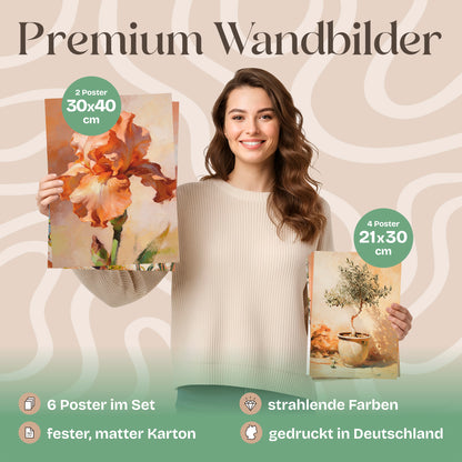 Poster Set Abstract Spain Bilderwand Wandbilder Spanien ARTFAVES