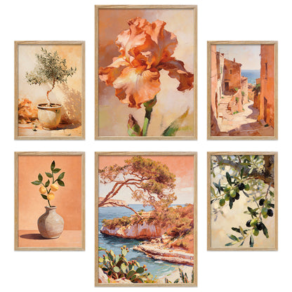 Poster Set Abstract Spain Bilderwand Wandbilder Spanien ARTFAVES
