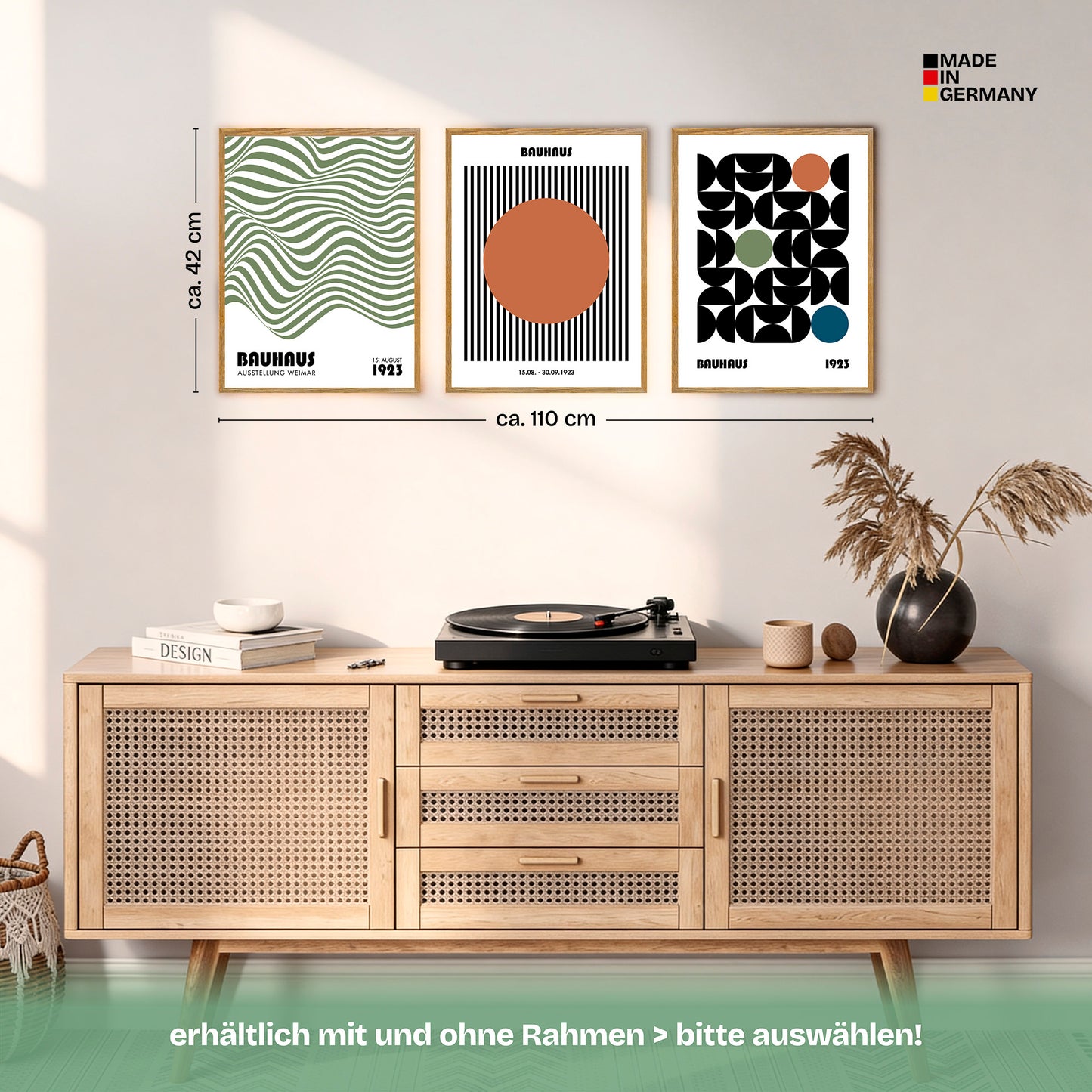 Poster Set Bauhaus Geometrie 2 Bilderwand Wandbilder Bauhaus ARTFAVES