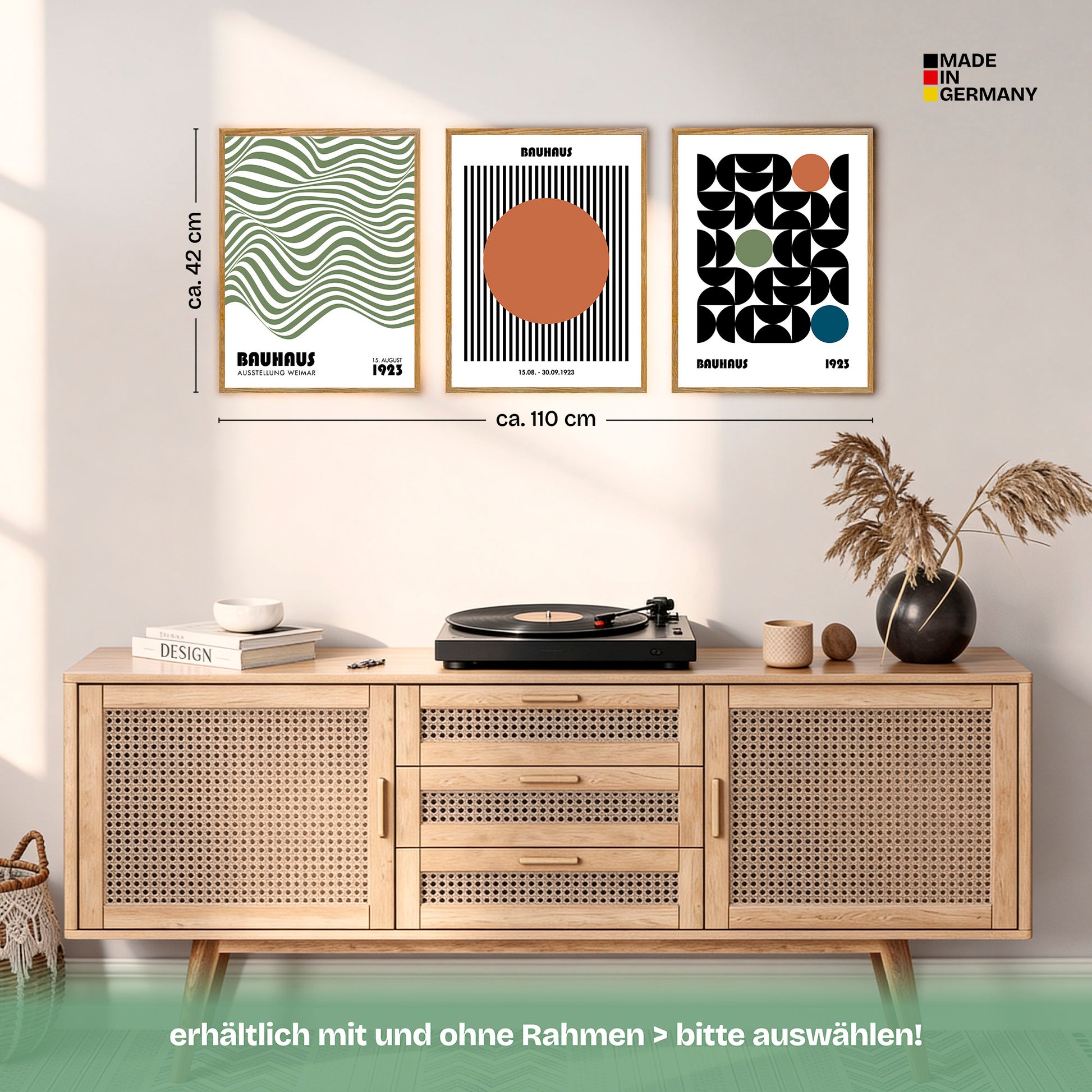 Poster Set Bauhaus Geometrie 2 Bilderwand Wandbilder Bauhaus ARTFAVES
