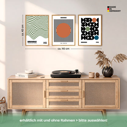 Poster Set Bauhaus Geometrie 2 Bilderwand Wandbilder Bauhaus ARTFAVES