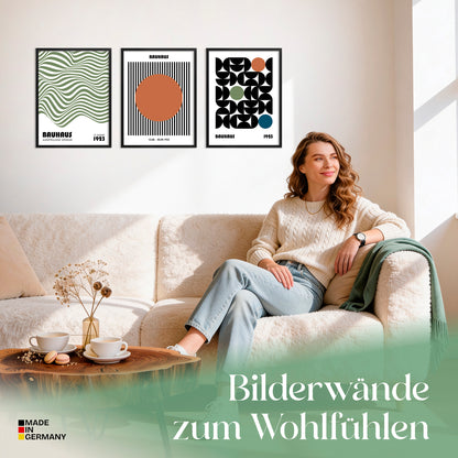 Poster Set Bauhaus Geometrie 2 Bilderwand Wandbilder Bauhaus ARTFAVES