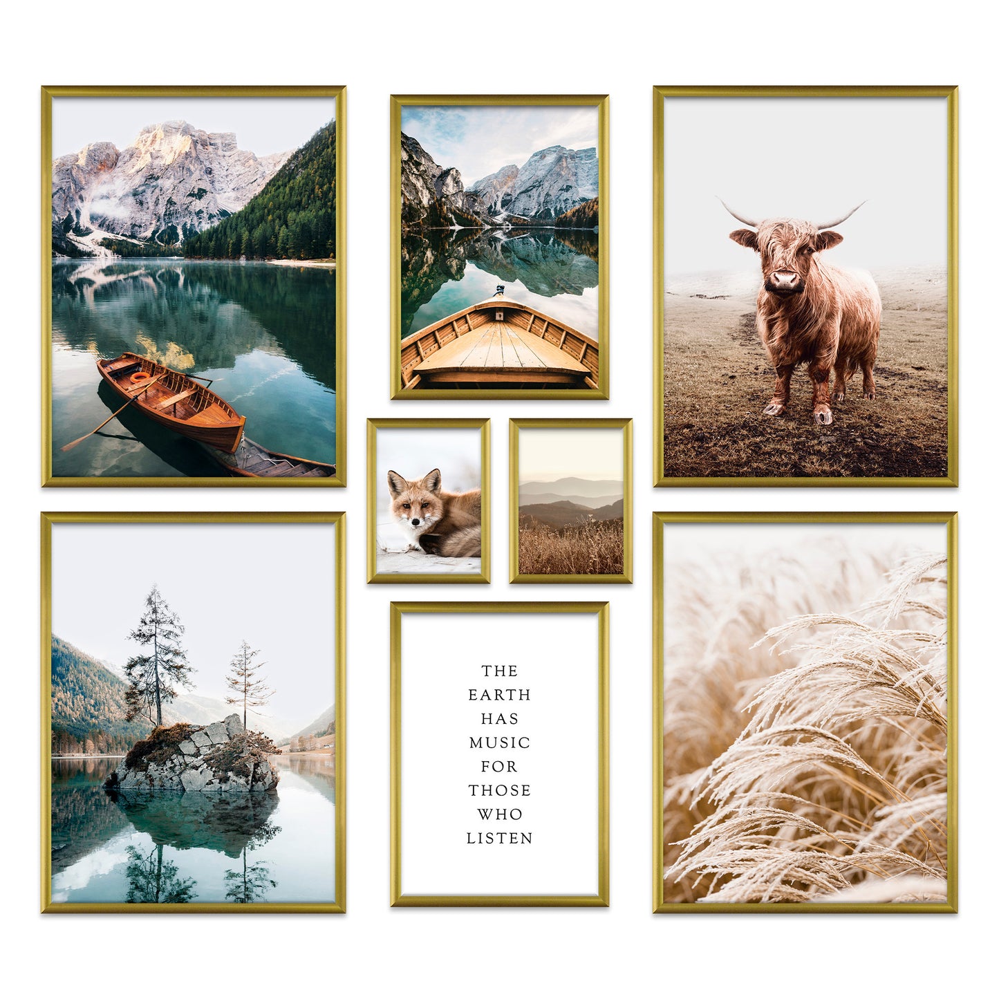 Poster Set Beautiful Earth Bilderwand Wandbilder Natur ARTFAVES
