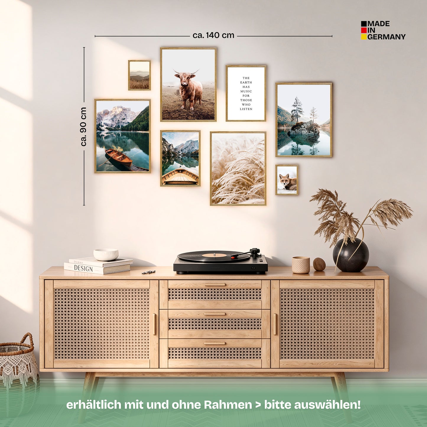 Poster Set Beautiful Earth Bilderwand Wandbilder Natur ARTFAVES