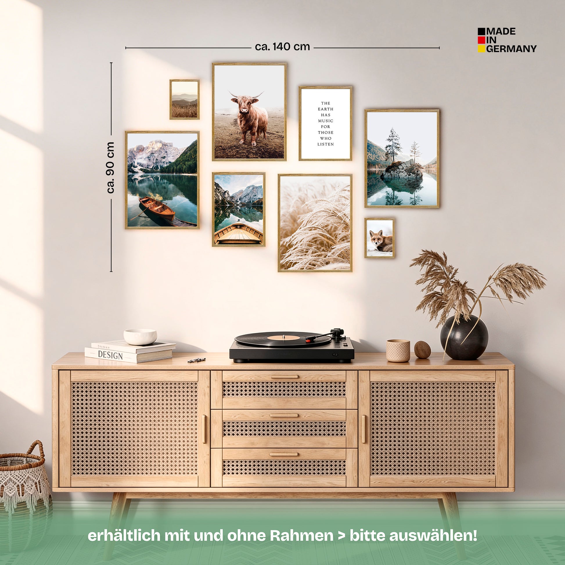 Poster Set Beautiful Earth Bilderwand Wandbilder Natur ARTFAVES