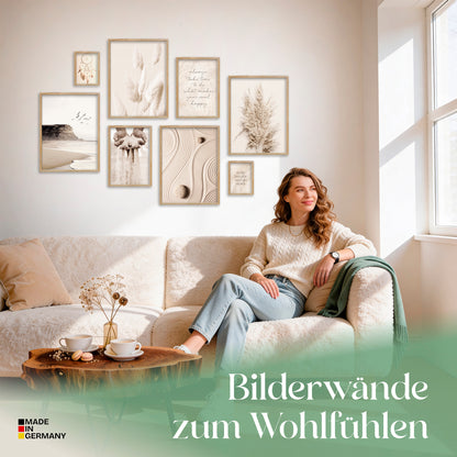 Poster Set Beige Dreams Bilderwand Wandbilder Strand ARTFAVES