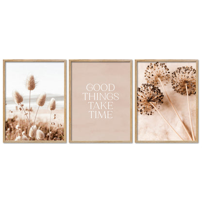 Poster Set Boho Summer Trio Bilderwand Wandbilder Sommer ARTFAVES