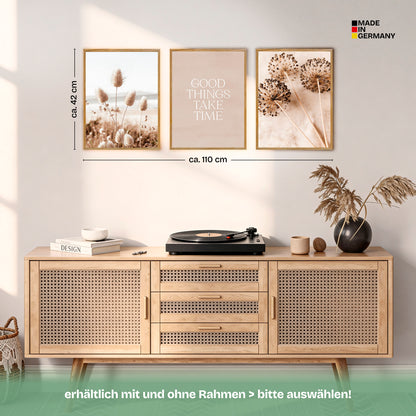 Poster Set Boho Summer Trio Bilderwand Wandbilder Sommer ARTFAVES