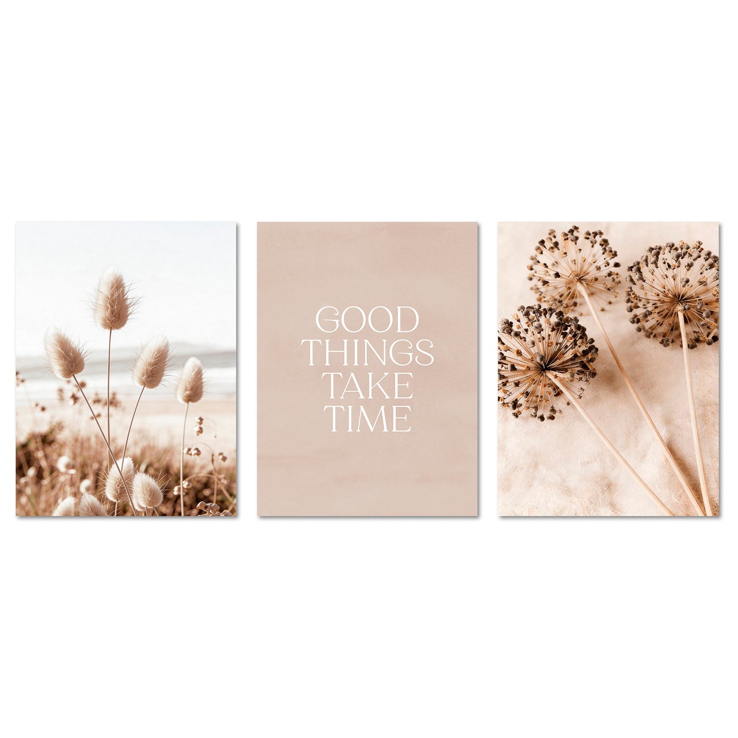 Poster Set Boho Summer Trio I mehrteilige Bilderwand I Wandbilder Sommer