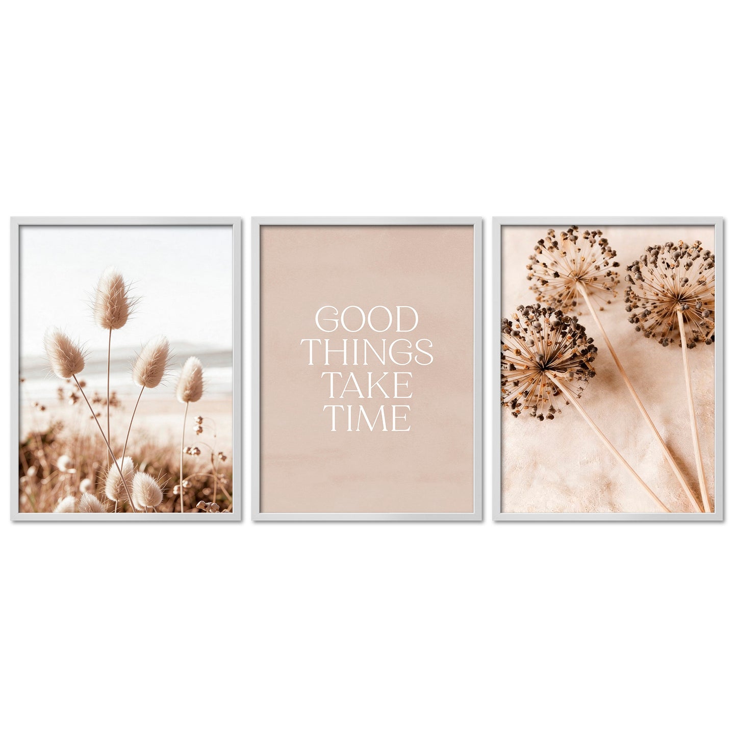 Poster Set Boho Summer Trio I mehrteilige Bilderwand I Wandbilder Sommer