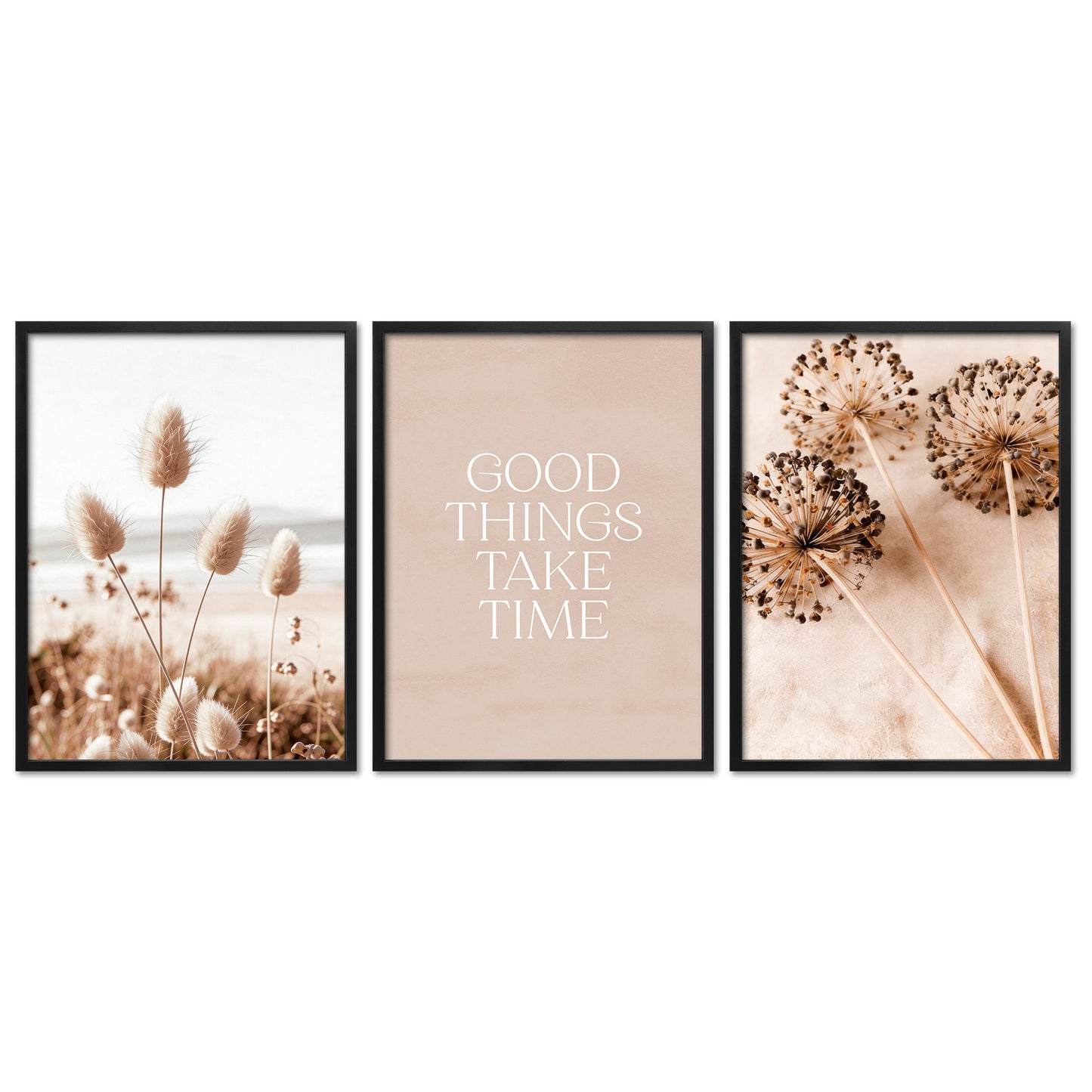 Poster Set Boho Summer Trio I mehrteilige Bilderwand I Wandbilder Sommer