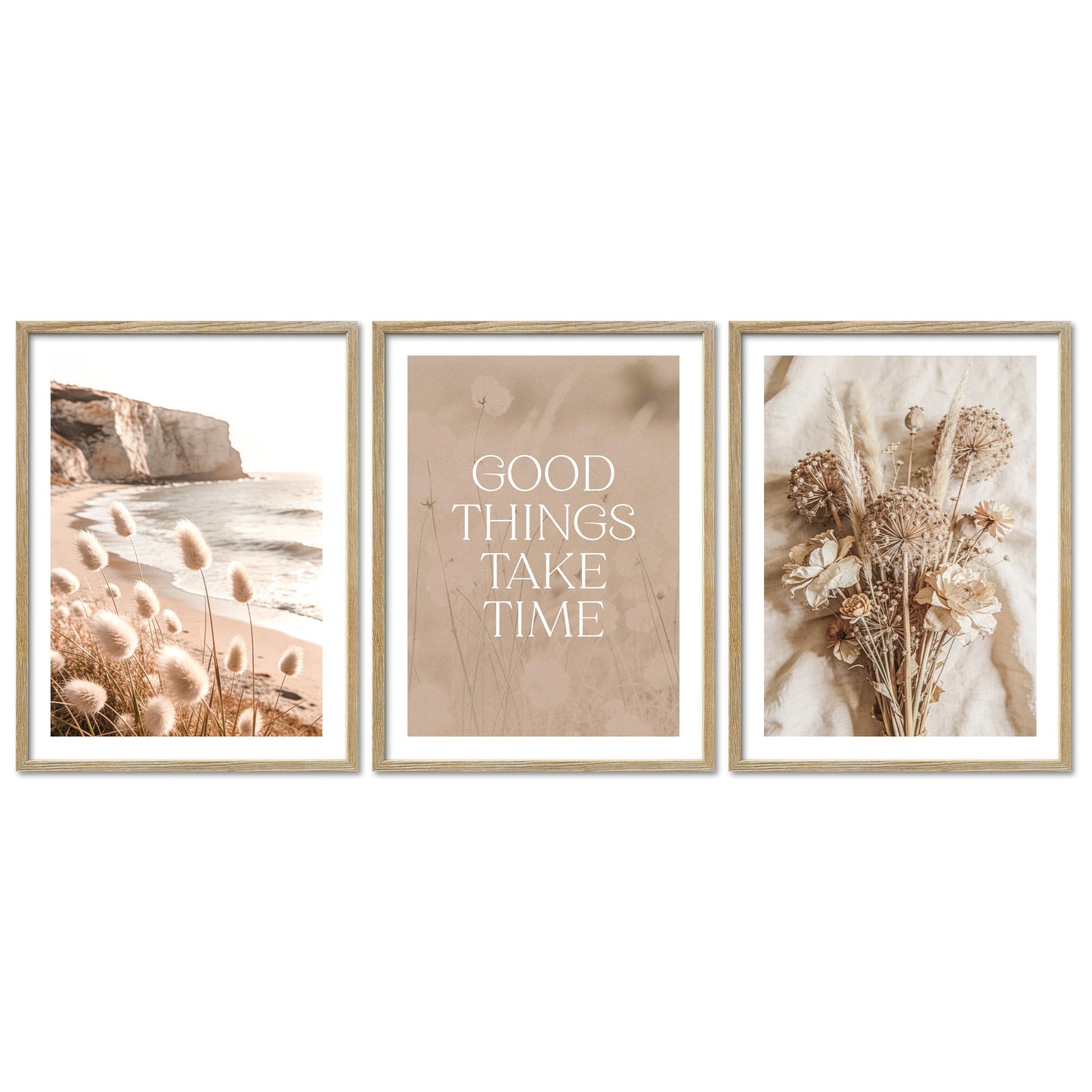 Poster Set Boho Summer Trio Bilderwand Wandbilder Sommer ARTFAVES