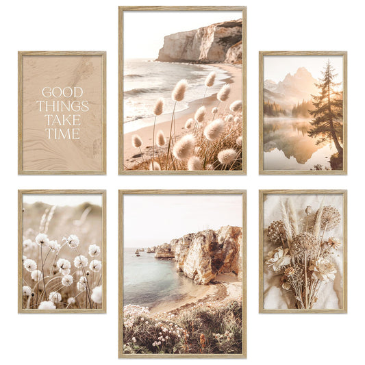 Poster Set Boho Summer Bilderwand Wandbilder Sommer ARTFAVES