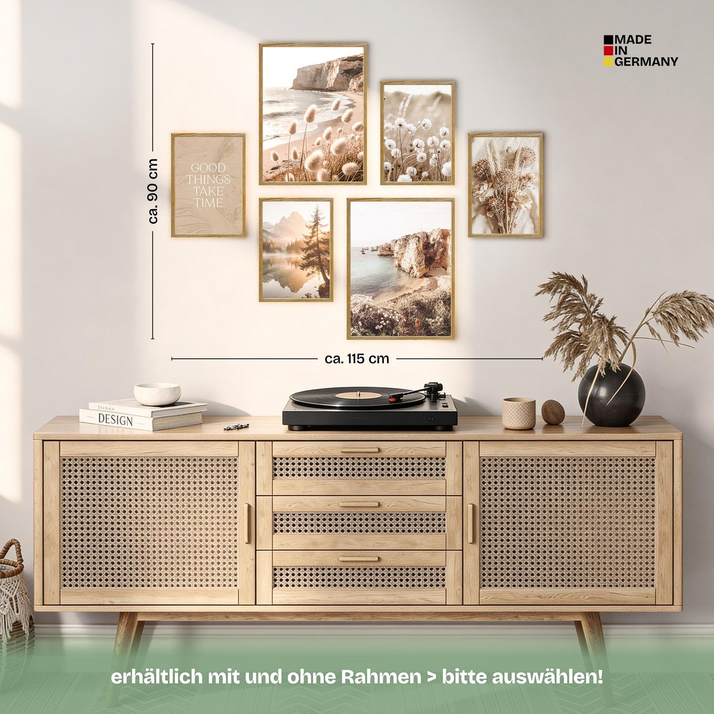 Poster Set Boho Summer Bilderwand Wandbilder Sommer ARTFAVES