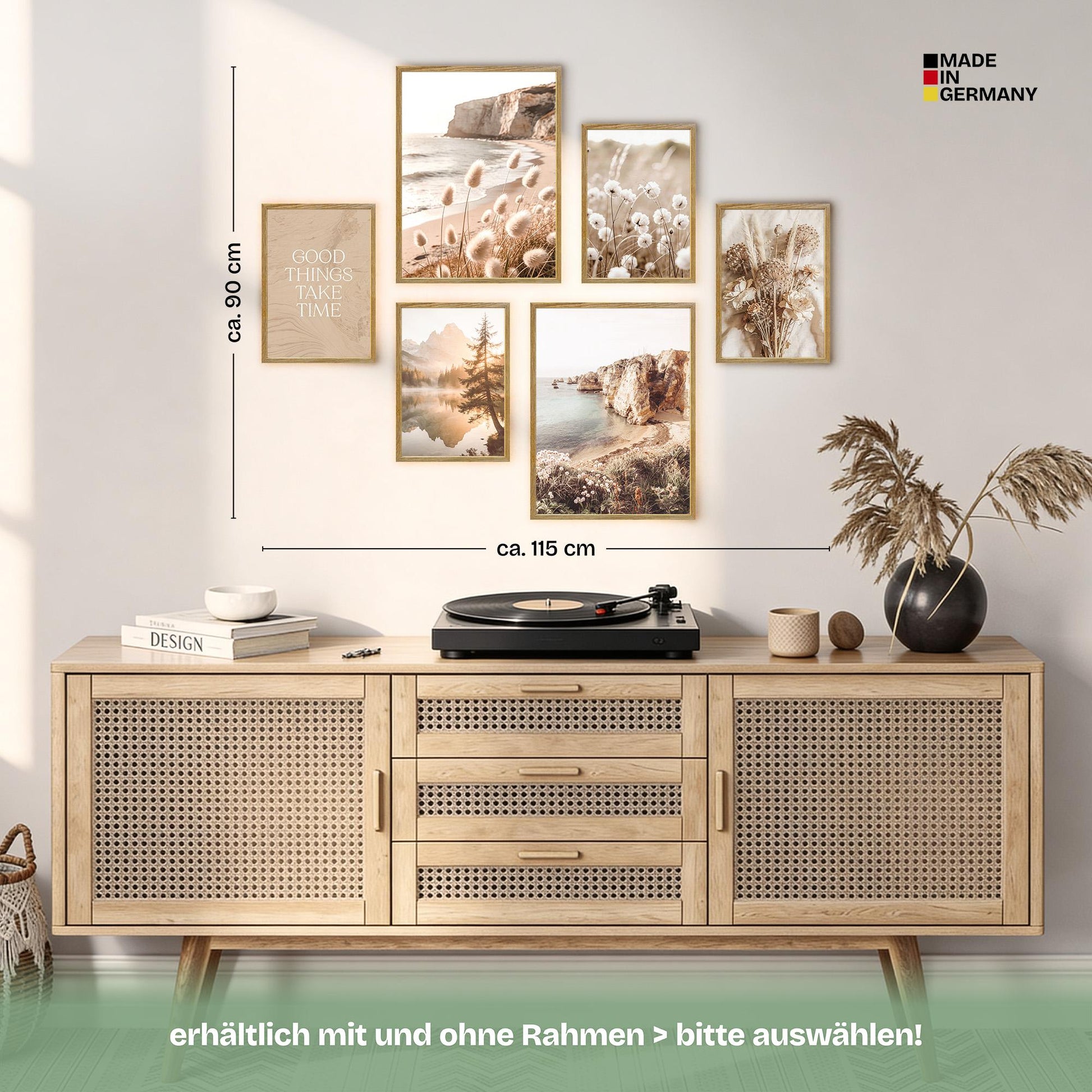 Poster Set Boho Summer Bilderwand Wandbilder Sommer ARTFAVES