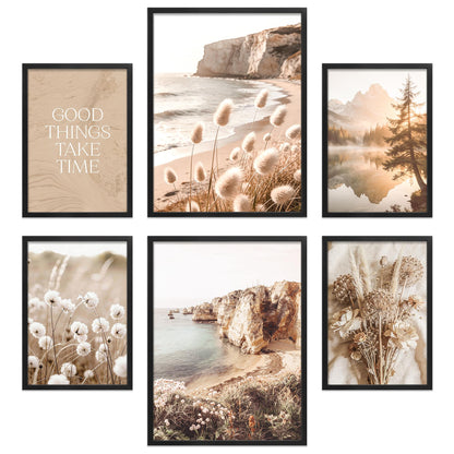 Poster Set Boho Summer I mehrteilige Bilderwand I Wandbilder Sommer