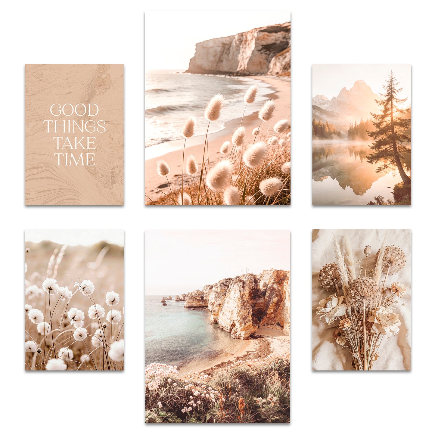Poster Set Boho Summer I mehrteilige Bilderwand I Wandbilder Sommer