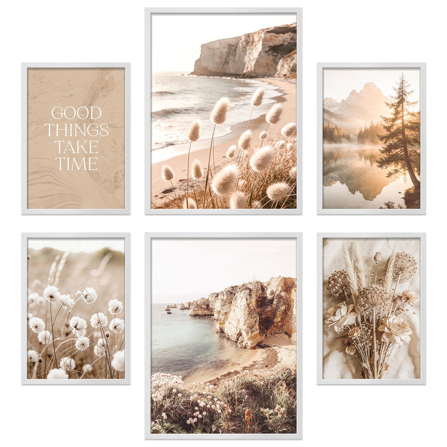 Poster Set Boho Summer I mehrteilige Bilderwand I Wandbilder Sommer