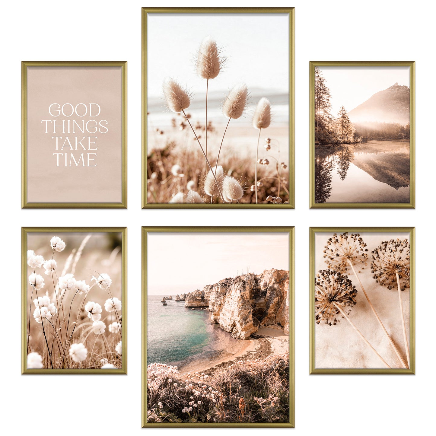 Poster Set Boho Summer I mehrteilige Bilderwand I Wandbilder Sommer