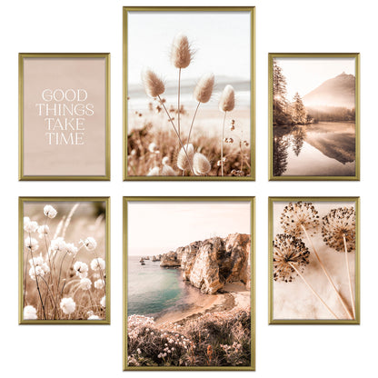 Poster Set Boho Summer I mehrteilige Bilderwand I Wandbilder Sommer