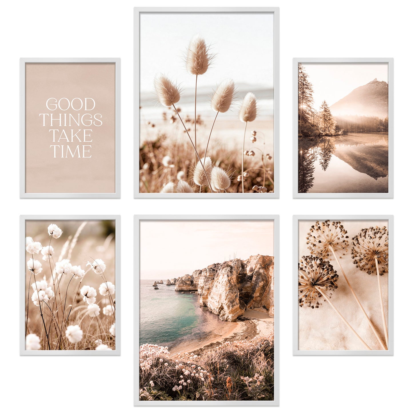 Poster Set Boho Summer I mehrteilige Bilderwand I Wandbilder Sommer