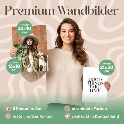 Poster Set Botanical Dreams Bilderwand Wandbilder Boho ARTFAVES