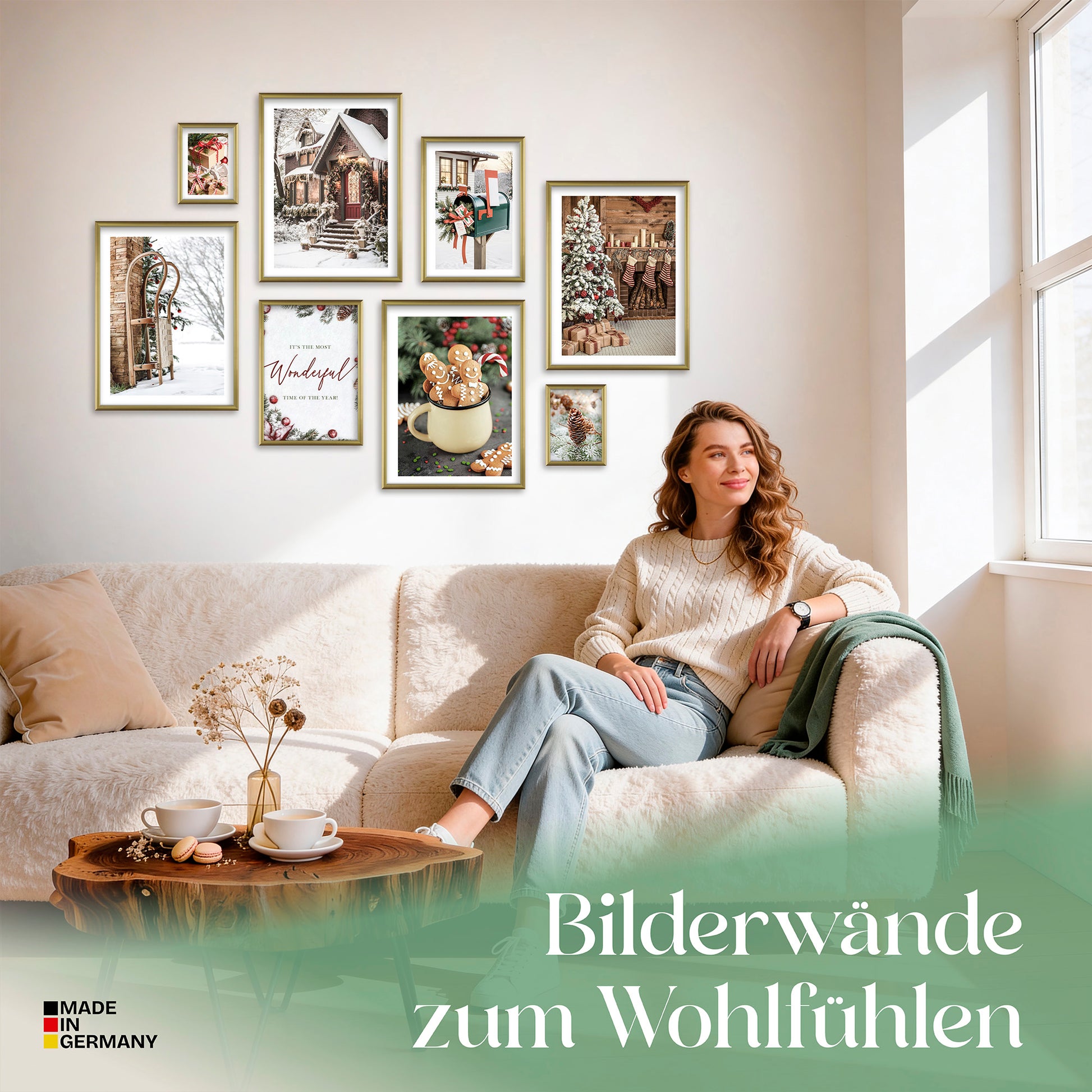 Poster Set Christmas Time Bilderwand Wandbilder Weihnachten ARTFAVES