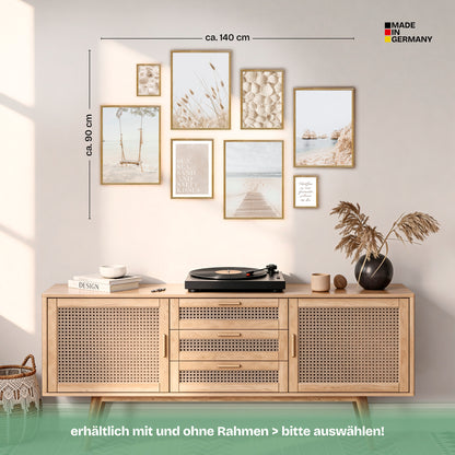 Poster Set Dreamy Beach Bilderwand Wandbilder Strand ARTFAVES
