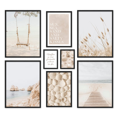 Poster Set Dreamy Beach I mehrteilige Bilderwand I Wandbilder Strand