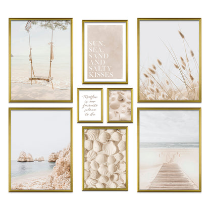 Poster Set Dreamy Beach I mehrteilige Bilderwand I Wandbilder Strand