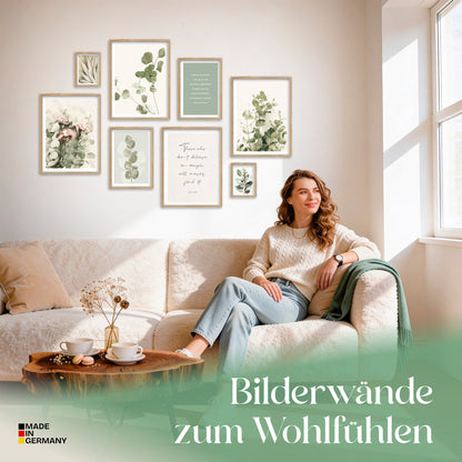 Poster Set Eucalyptus Bilderwand Wandbilder Eukalyptus ARTFAVES