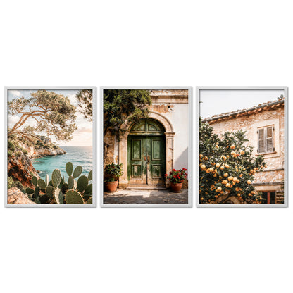 Poster Set La Dulce Vida Española Trio I mehrteilige Bilderwand I Wandbilder Sommer