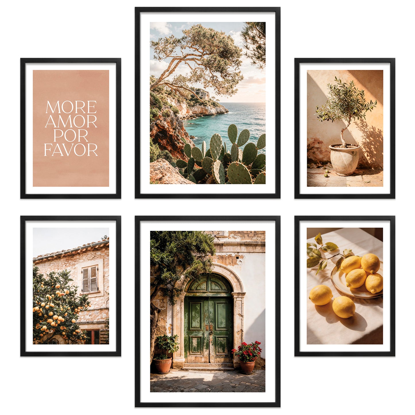 Poster Set La Dulce Vida Española I mehrteilige Bilderwand I Wandbilder Mallorca